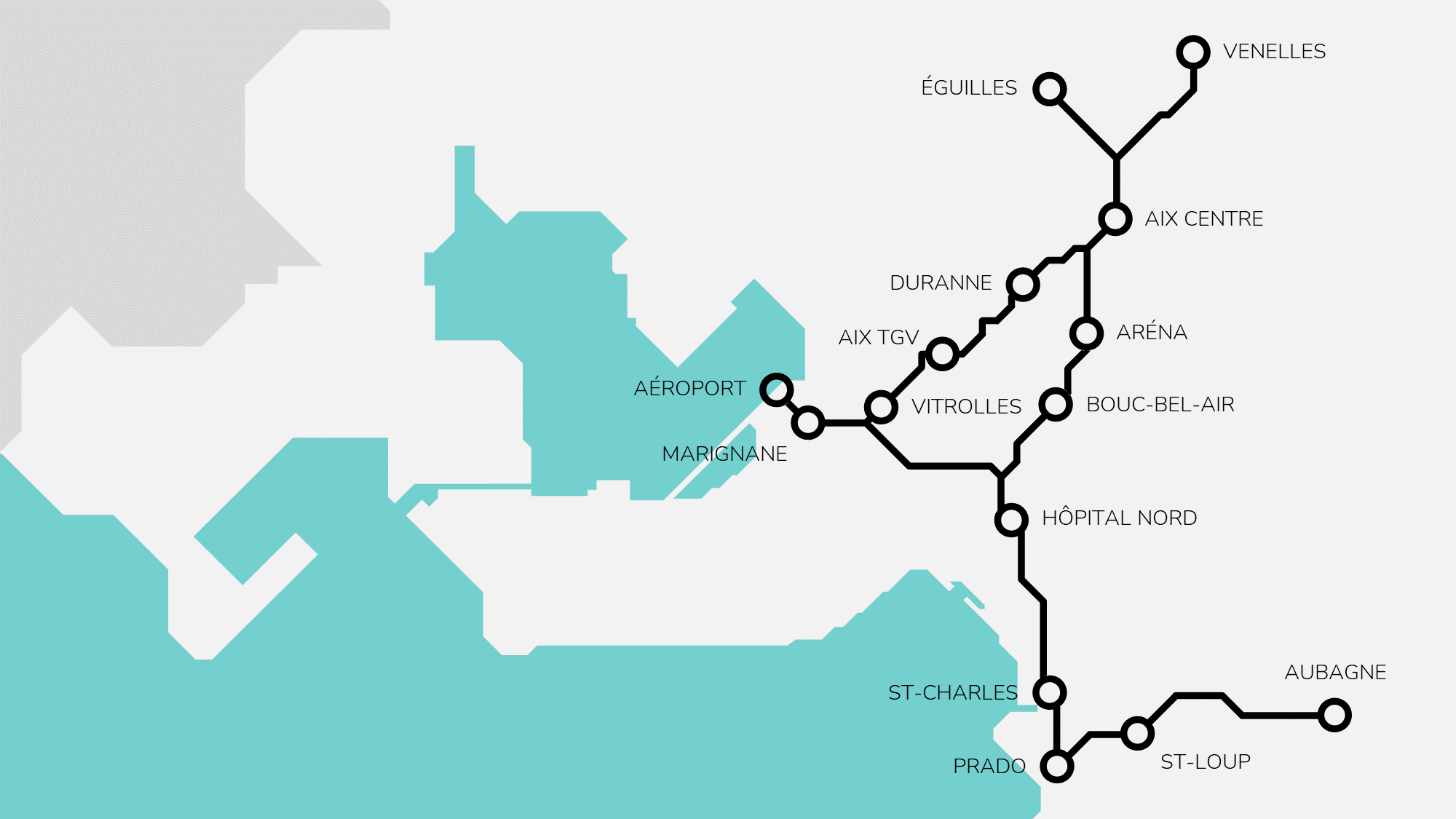 réseau loop Aix-Marseille-Provence